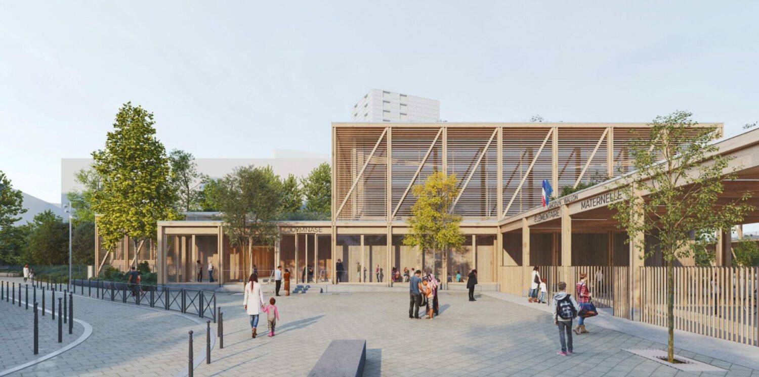 démolition et reconstruction d'un groupe scolaire
