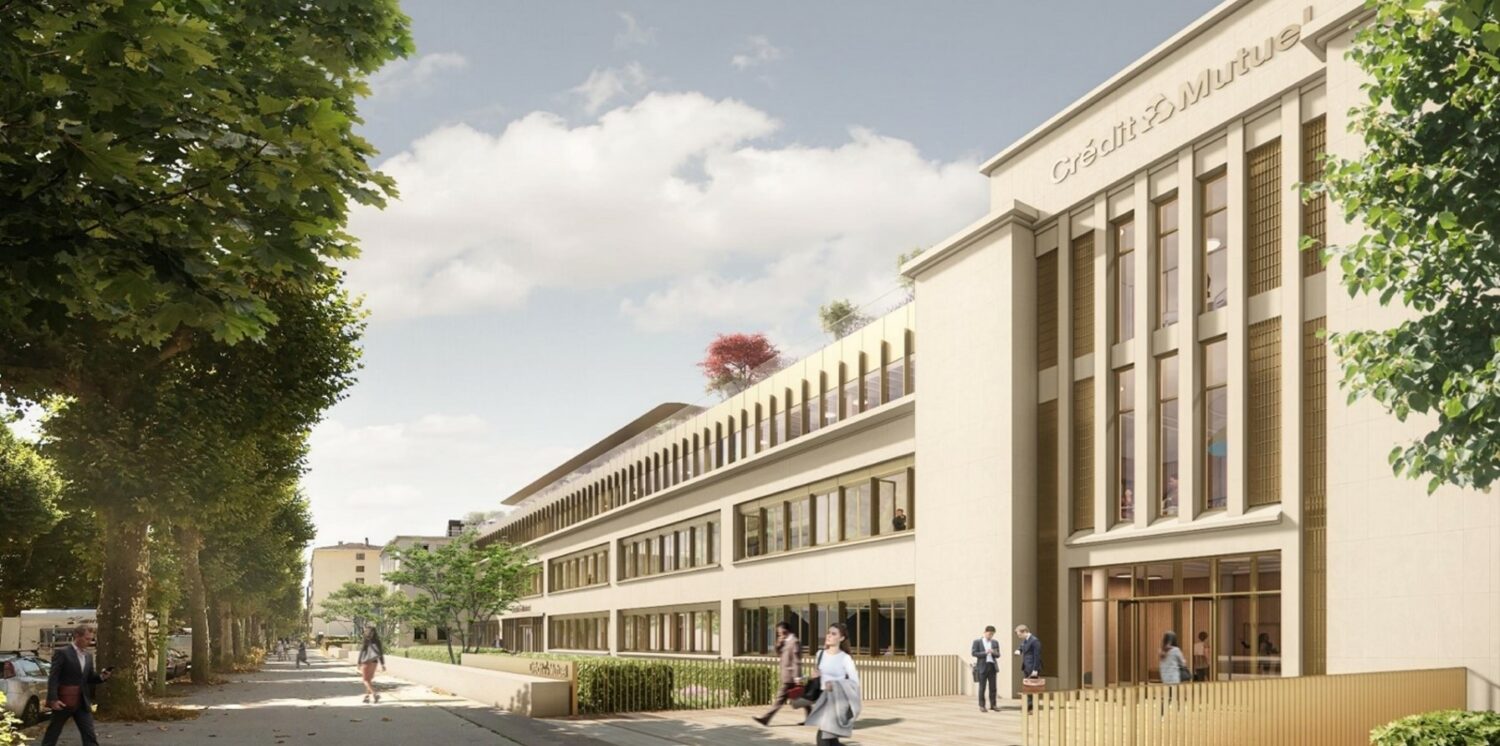 réhabilitation siège crédit mutuel savoie